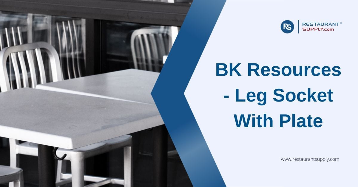 BK Resources Leg Socket With Plate