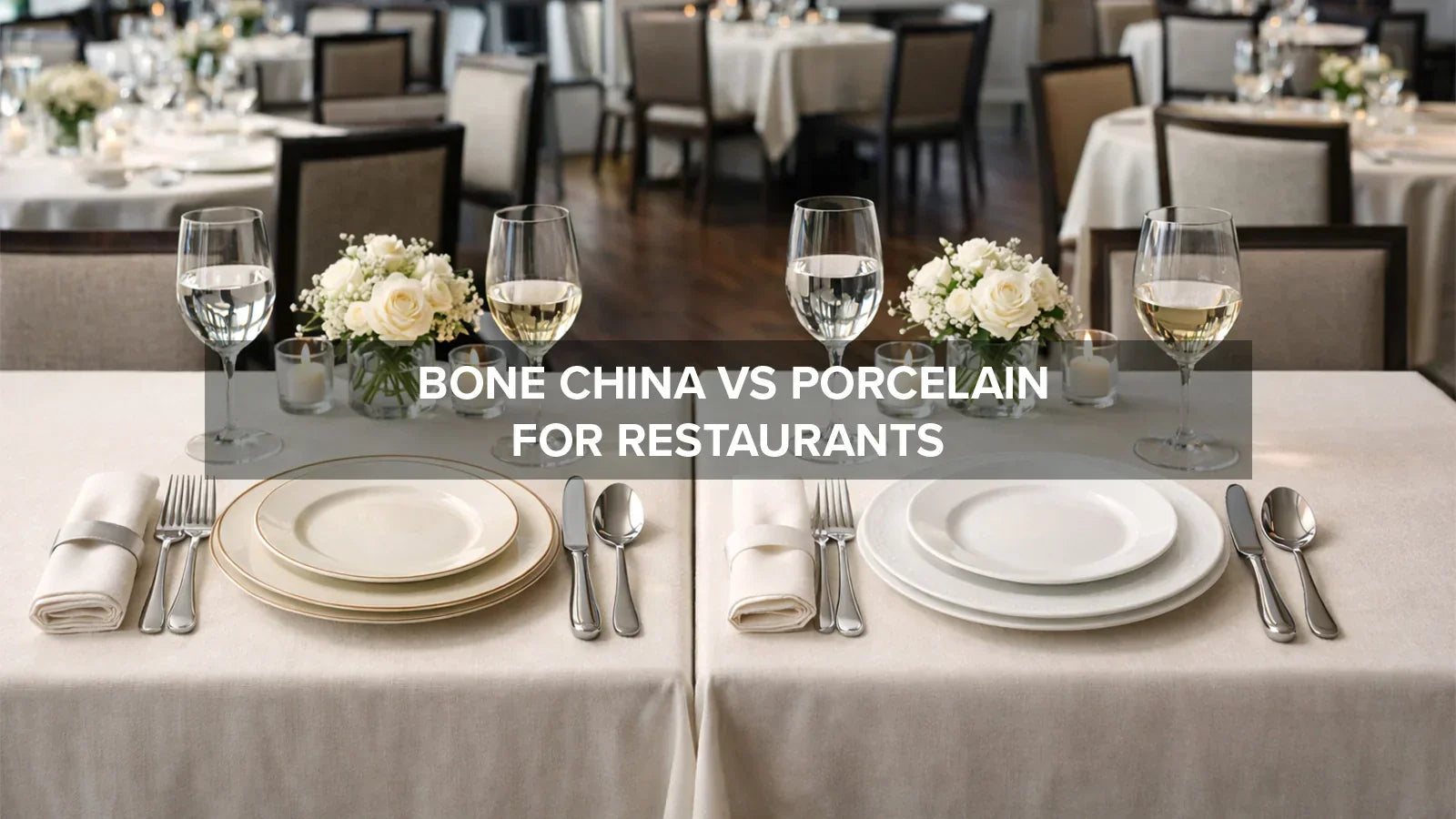Bone China vs Porcelain for Restaurants (Commercial Guide)