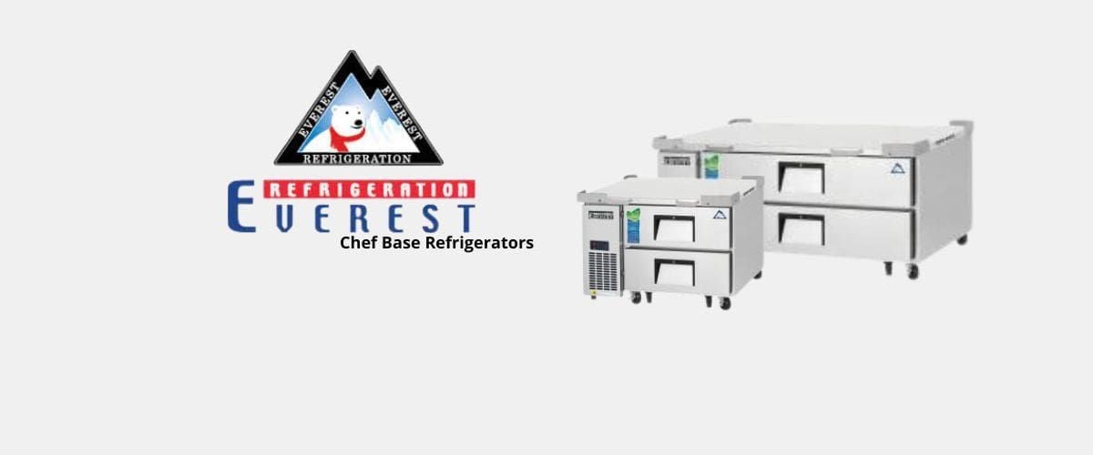 Chef Base Refrigerators, Everest Refrigeration, 24 Chef Base, 36 Chef Base