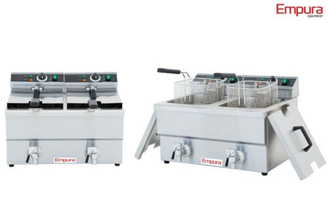 Empura Dual Tank Electric Countertop Fryer | Product Feature