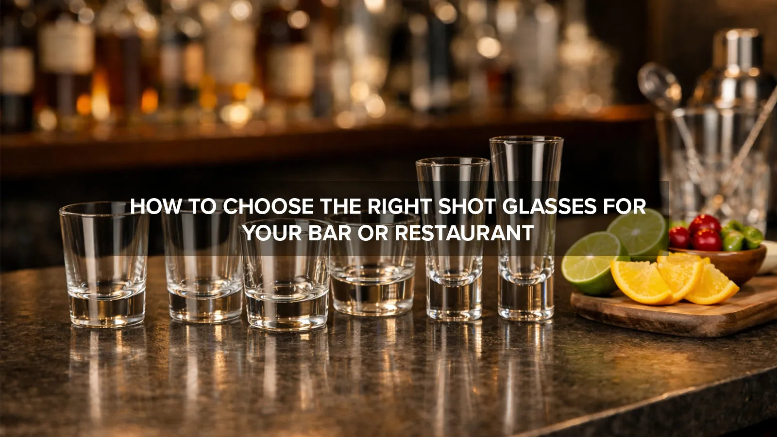 How to Choose Commercial Shot Glasses for Bars & Restaurants ...