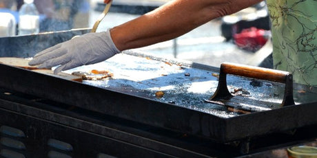 how to clean a griddle