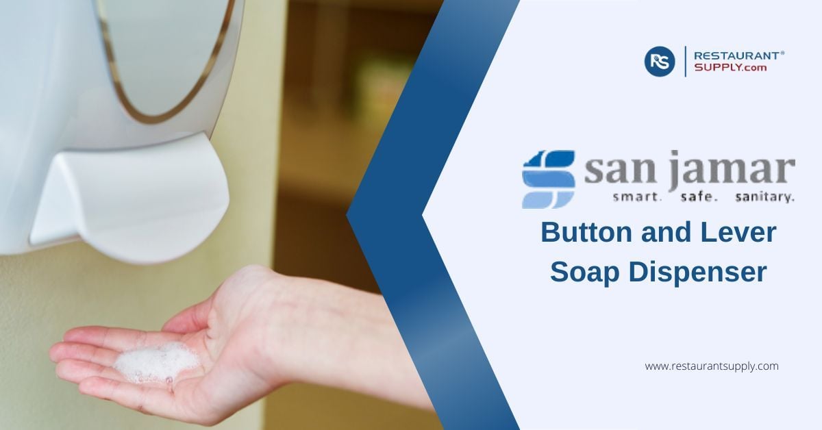 San Jamar Button and Lever Soap and Sanitizer Dispenser