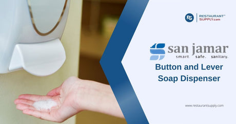 San Jamar Button and Lever Soap and Sanitizer Dispenser