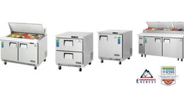 Everest Undercounter Refrigerators and Prep Tables