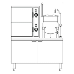 Sub-category: Steam Coil Steamer and Kettle Combinations