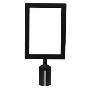 Sub-category: Crowd Control Stanchion Signs and Frames