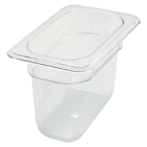 Sub-category: Winco Plastic Food Pans Drain Trays Lids and Accessories