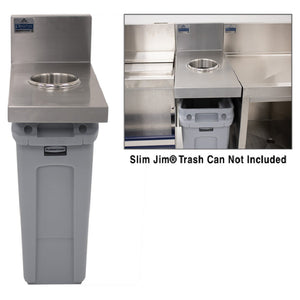 Sub-category: Advance Tabco Trash Cans and Recycling Containers
