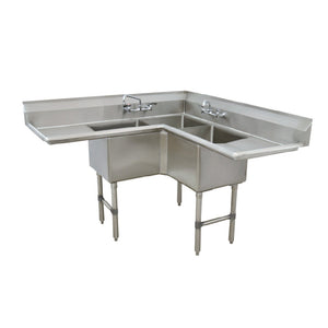 Sub-category: Compartment Corner Sinks