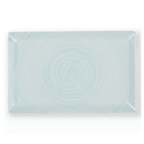 Bon Chef 54115-BL Brushstrokes Tray 12" X 7.5" H Rectangular