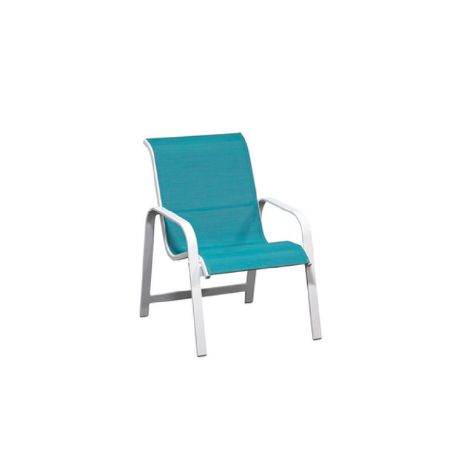 Plantation Prestige Commercial Furniture 4041100-04 Panama Dining Arm Chair Stackable Durable Sling