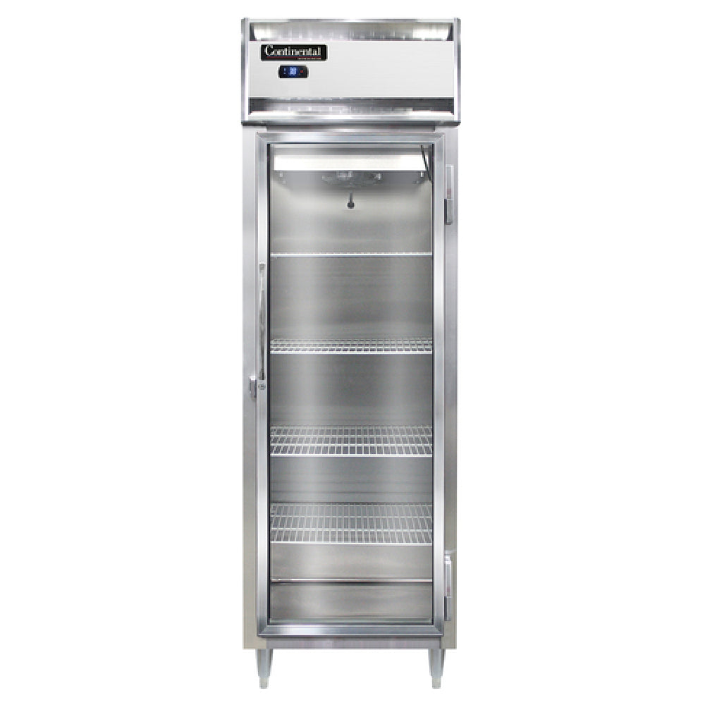 Continental Refrigerator D1RSNSAGD Designer Line Refrigerator Reach-in One-section