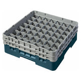 Cambro 49S434414 Camrack® Glass Rack With (2) Soft Gray Extenders Full Size