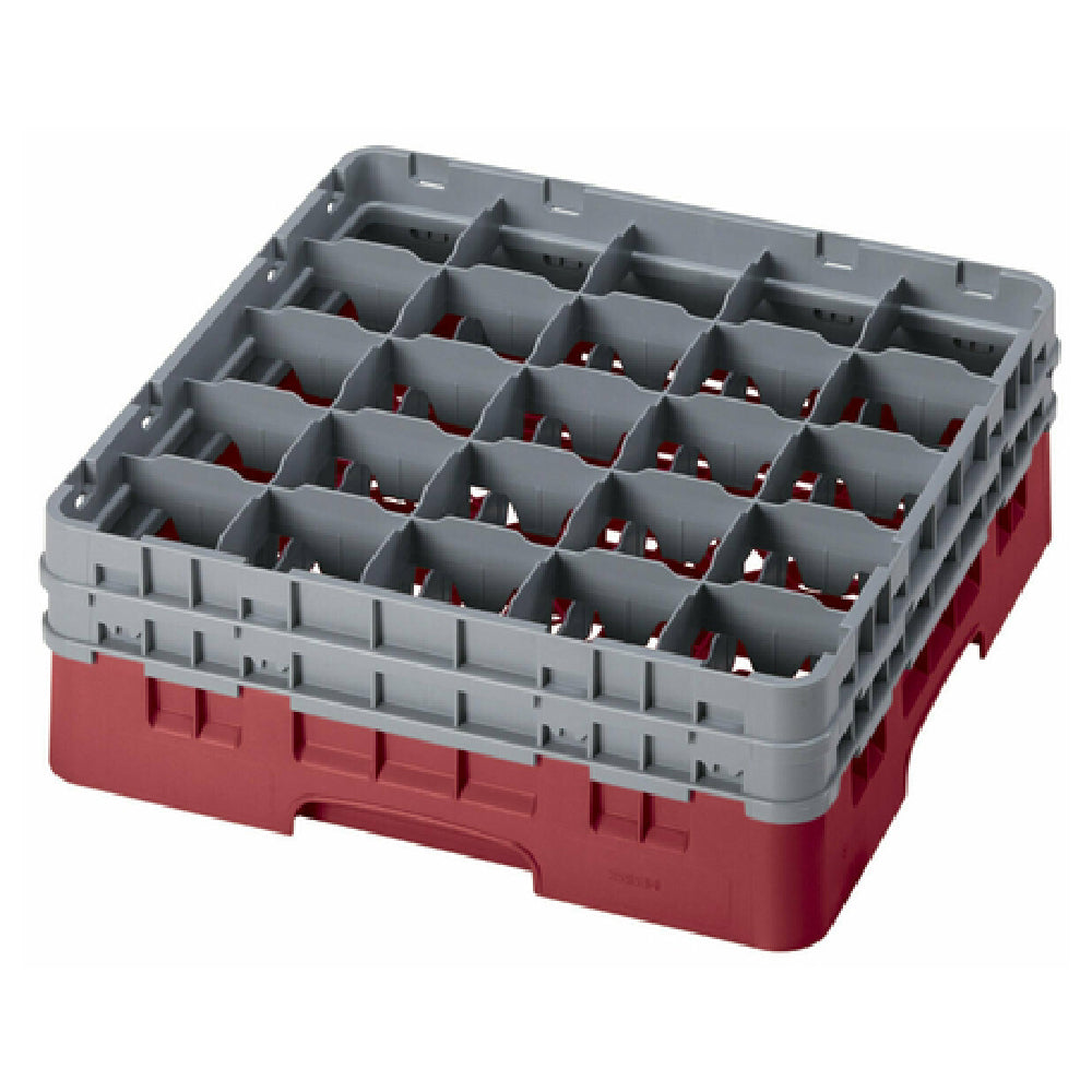 Cambro 25S434416 Camrack® Glass Rack With (2) Soft Gray Extenders Full Size