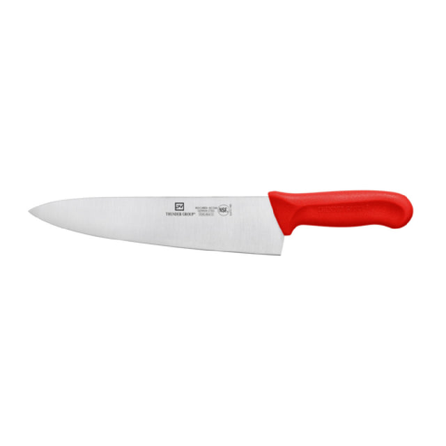 Thunder Group SLKF411RD Chef's Knife 10" Blade Red Polypropylene Handles