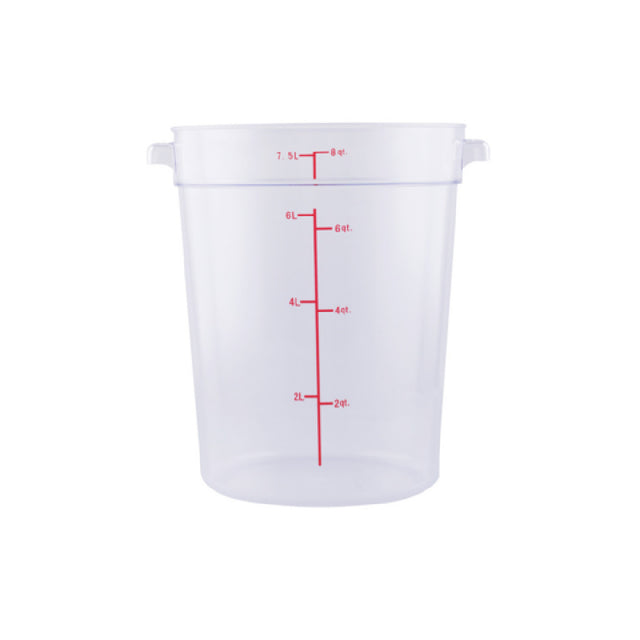 CAC China FS1P-8C Food Storage Container 12 Qt. Round