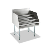 Steel Works Stainless SWLDR-1836 Underbar Raised Liquor Bottle Display Unit 32-9/32" X 18"