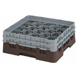 Cambro 20S434167 Camrack® Glass Rack With (2) Soft Gray Extenders Full Size