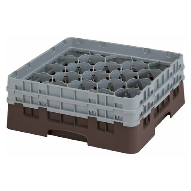 Cambro 20S434167 Camrack® Glass Rack With (2) Soft Gray Extenders Full Size