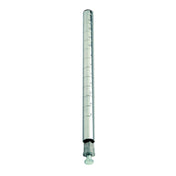 Quantum P86C Post With Leveling Legs 86"H Numbered Grooves In 1" Increments
