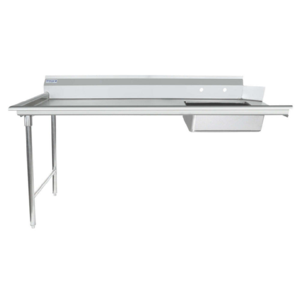 Empura ESDT72L - Soiled Dishtable, 72"W X 30"D X 41.5"H, Straight Design