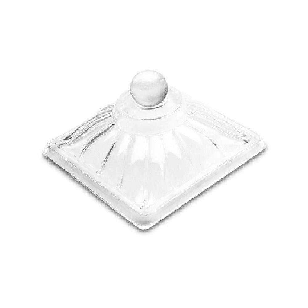 Steelite DFLIDH1G00 Jar Lid 7"W X 7"D X 2-1/2"H Clear