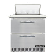 Continental Refrigerator D32N8C-FB-D Designer Line Sandwich Unit Front Breather