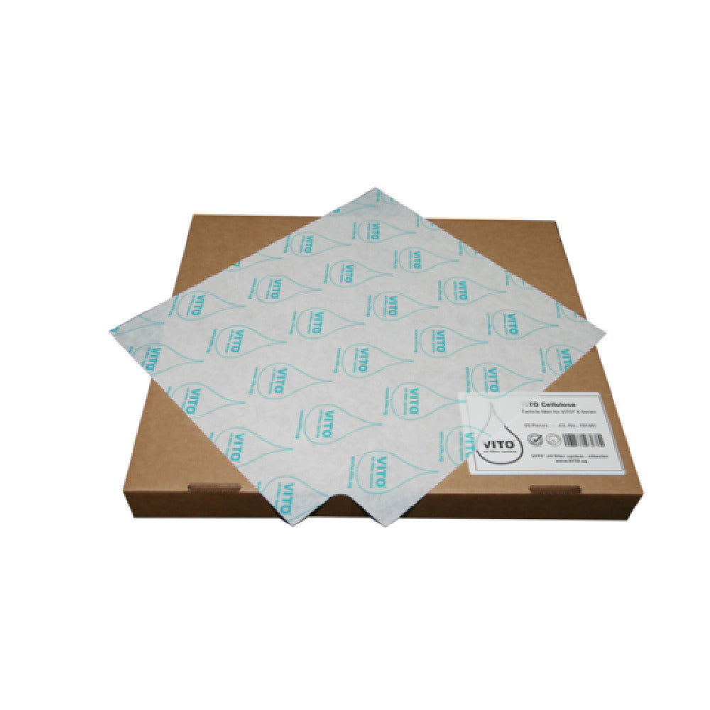 VITO VITO VX FILTER Cellulose Particle Filter 100 G/m2 For VITOX Series = XS/XM/XL (50 Pieces Per Box)