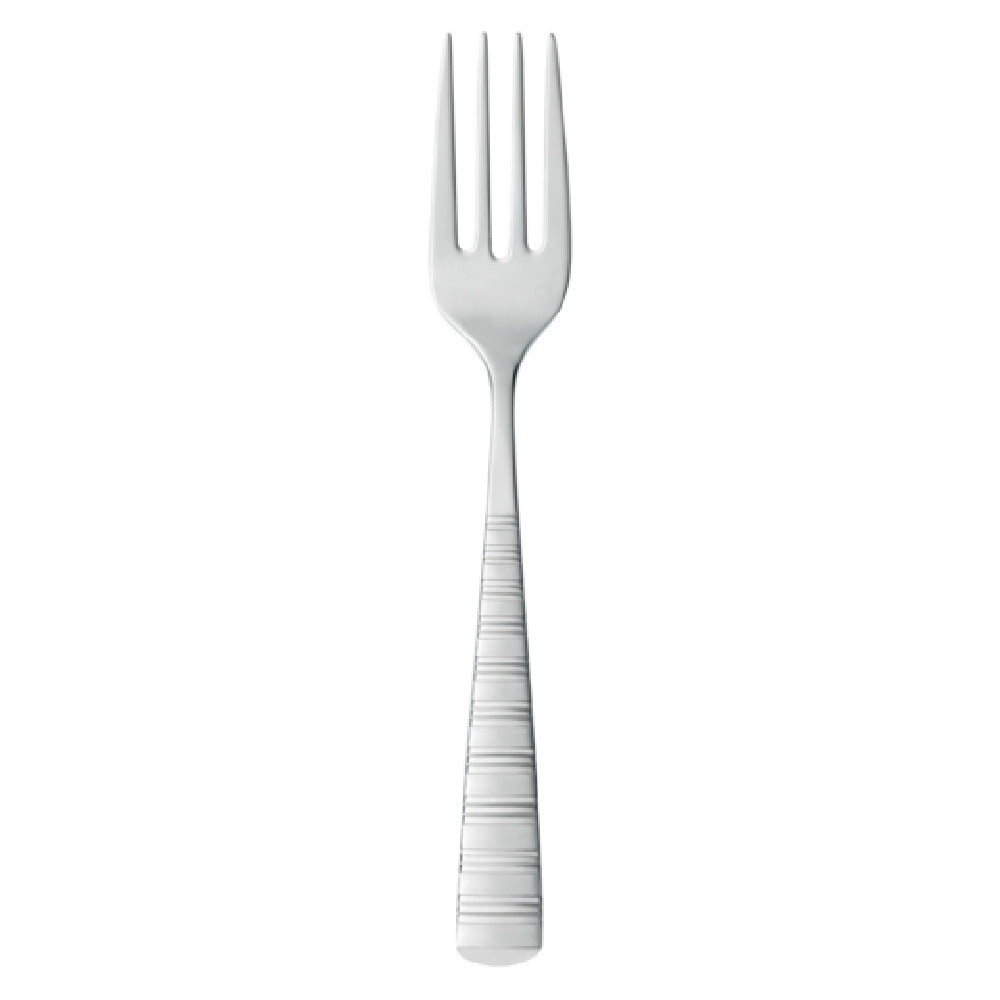 Libbey 938 038 Salad Fork 7-1/8" Thick Handles With Banded Texture Design