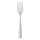 Libbey 938 038 Salad Fork 7-1/8" Thick Handles With Banded Texture Design