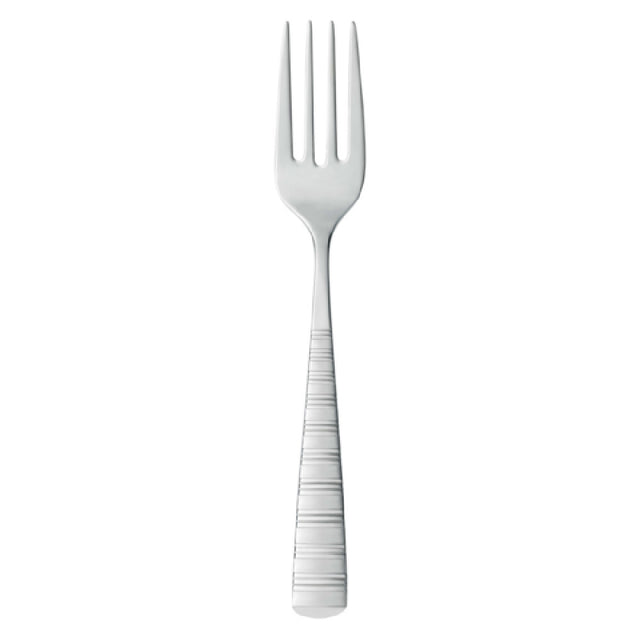 Libbey 938 038 Salad Fork 7-1/8" Thick Handles With Banded Texture Design