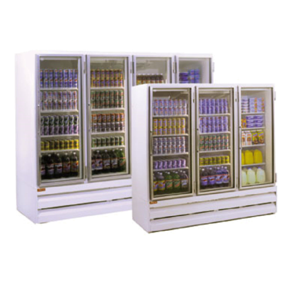Howard-McCray GR65BM-B Refrigerator Merchandiser Three-section 65 Cu. Ft. Capacity