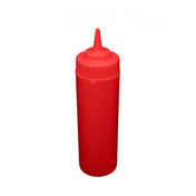 CAC China SQBT-W-12R Squeeze Bottle 12 Oz. Wide-mouth