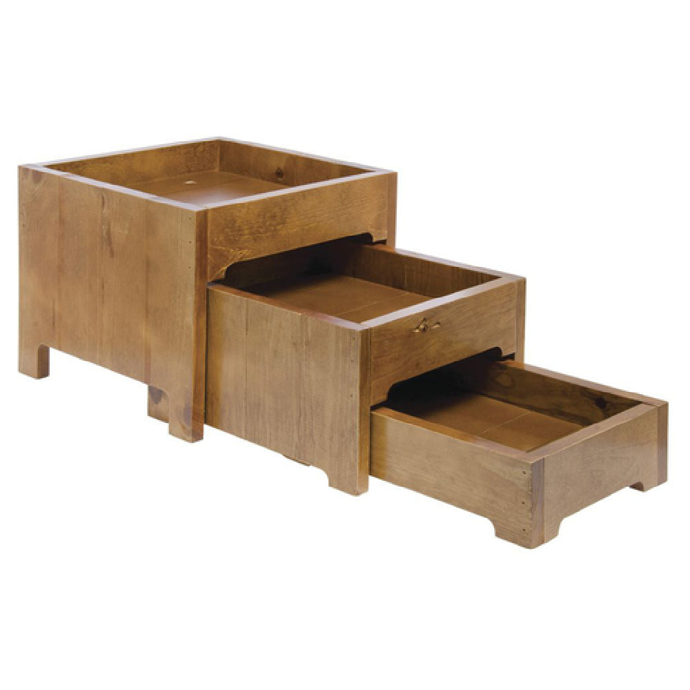 Hubert 50764 - Nesting Display Set, 3-piece, Includes: (1) 9-1/2" X 14" X 3-1/2"H