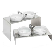 Service Ideas 20K00642 Ze Pe Buffet Risers Set 2 Bowls(high & Low) Food Safe