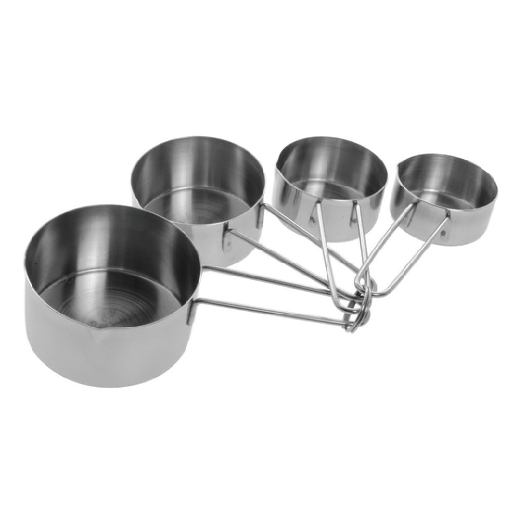 Hubert 67146 - HUBERT® Stainless Steel Measuring Cup Set With Heavy Wire Handles