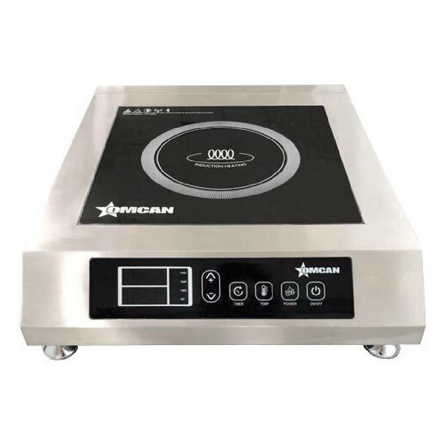 Omcan 44744 (CE-CN-0034-T) Commercial Induction Cooker Countertop (1) 3.4kW Burner