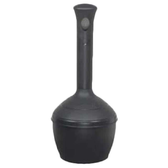 Royal ASH 268503 - Cigarette Receptacle, Black, Knocked Down