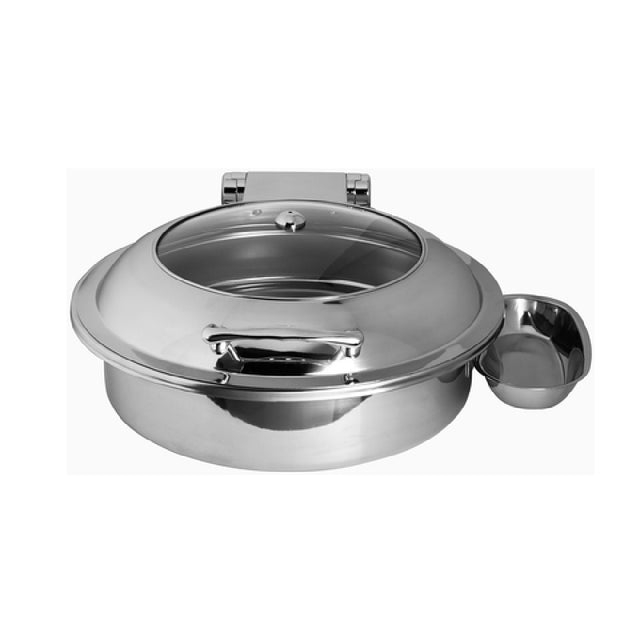 Steelite 7351MW102 Round Chafing Dish 2.0 Gal 18.75" X 16.75" X 7.5"