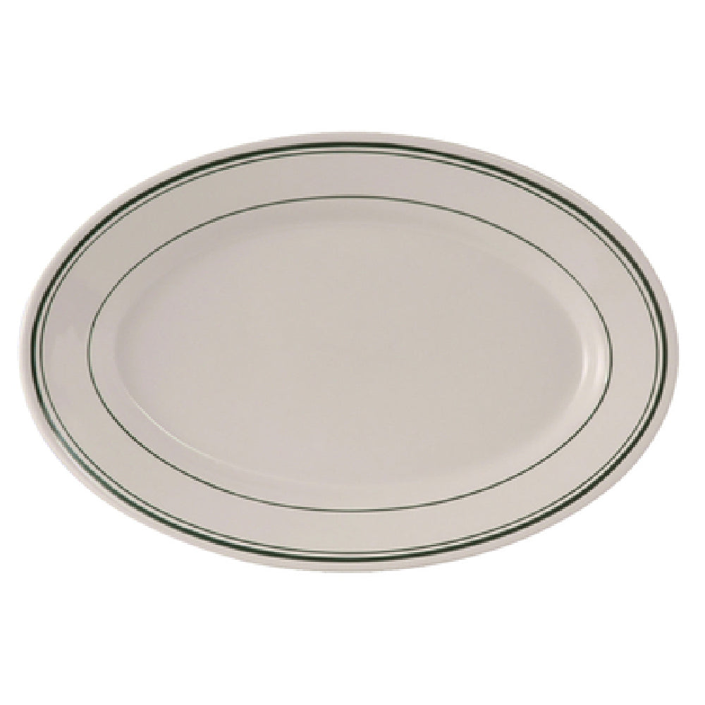 Tuxton TGB-033 Platter 7" X 4-5/8" Oval