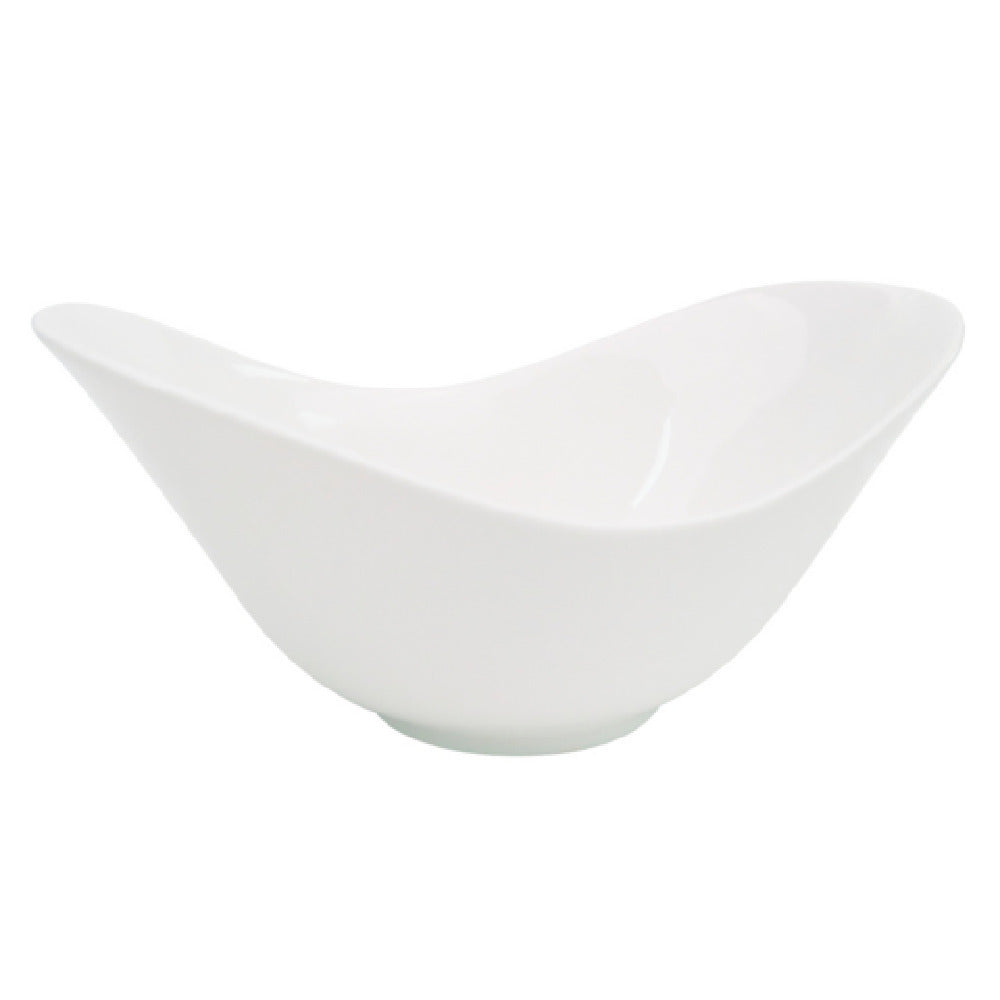 CAC China SHER-77 Sheer Spirit Dish 7-1/2"L X 4-1/2"W X 3-1/4"H Boat Shape