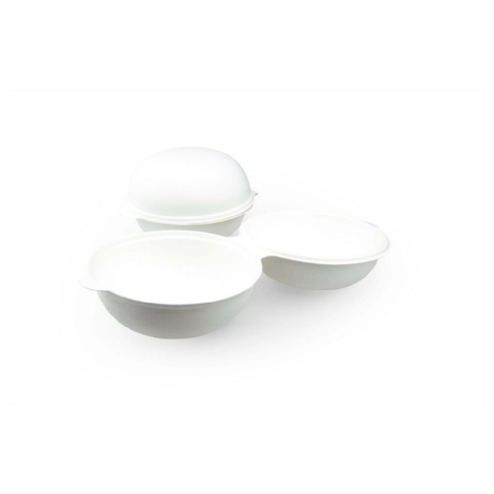 JB Prince RB508 L Bagastro Burger Container 5.9"Dia. Freezer And Microwave Safe