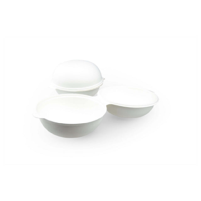 JB Prince RB508 L Bagastro Burger Container 5.9"Dia. Freezer And Microwave Safe