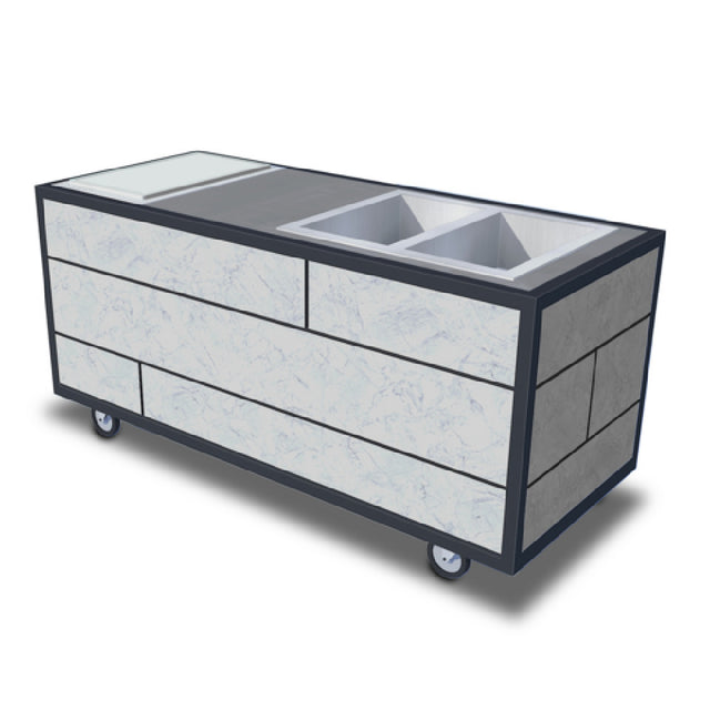 Forbes Industries 5063-842-PNT Action Station 6' Groove Panels Three-sided Cabinet