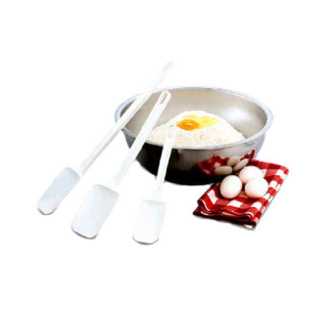 Vollrath 52109 SoftSpoon™ 9-1/2" Spoon-Shaped Spatula Thermoplastic Blade & Strong Polypropylene I-beam Handle Are Molded Together To Form Sanitary Seal