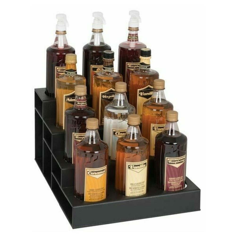 Dispense-Rite CTBH-12BT - Bottle Organizer, Countertop, 9-1/8"H X 13-3/4"W X 17"D