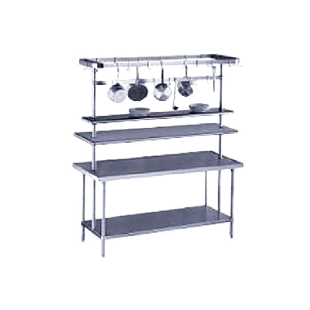 Advance Tabco PT-18-132 Overshelf Table Mounted Single