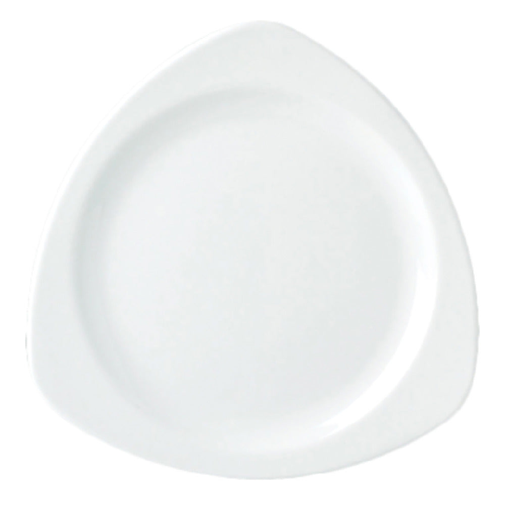 Steelite 11010615 Tri-Plate 10.75" X 9.5" X 0.88" Simplicity