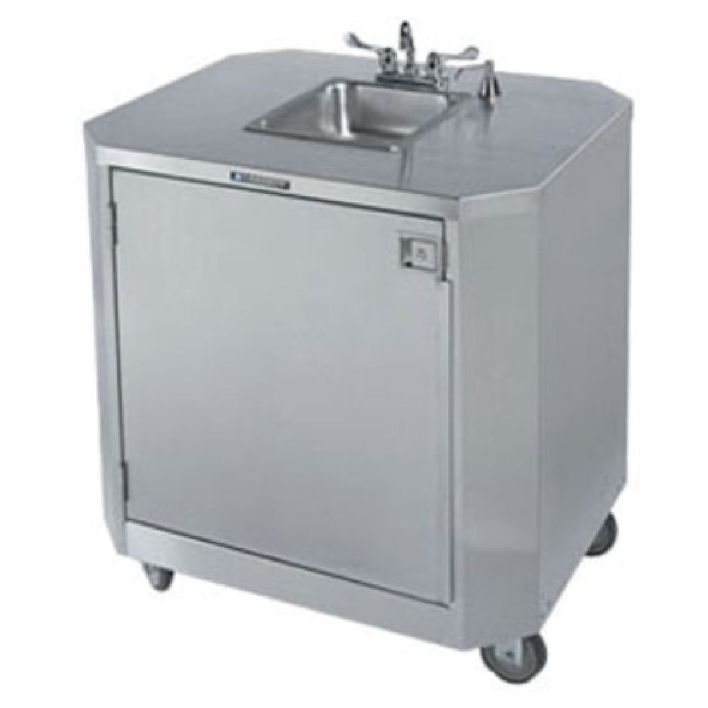 Lakeside 9610 Deluxe Hand Washing Station Mobile Warm & Cold Water Faucet